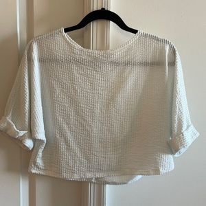 White Crop Top from SOUTH MOON UNDER